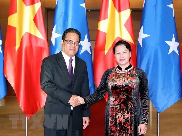 Micronesian Speaker of the Congress concludes Vietnam visit hinh anh 1