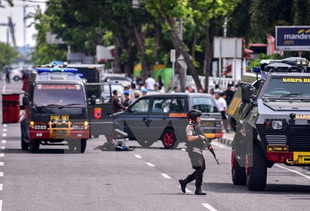 Indonesia arrests terror suspects hinh anh 1