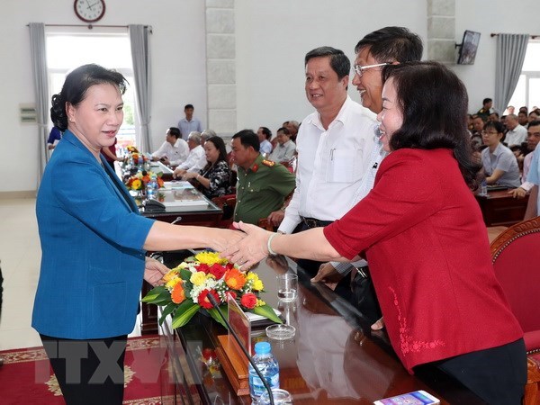 NA Chairwoman helps Can Tho voters understand special zone law hinh anh 1