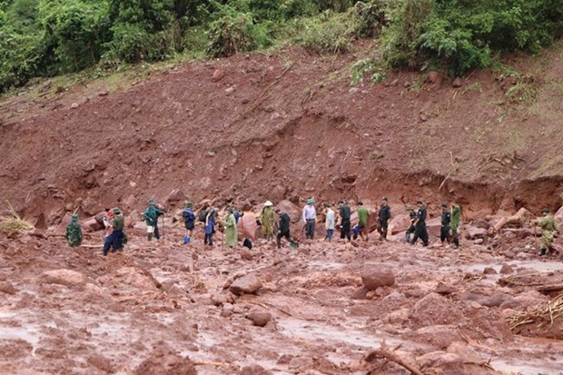 Vietnam Fatherland Front aids flood victims in Ha Giang province hinh anh 1