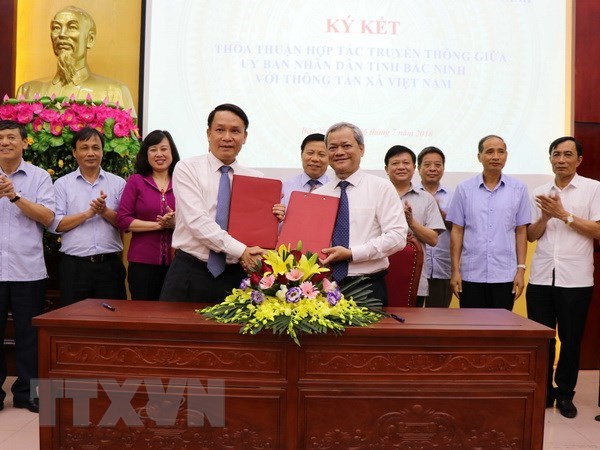 Vietnam News Agency, Bac Ninh bolster communication cooperation hinh anh 1