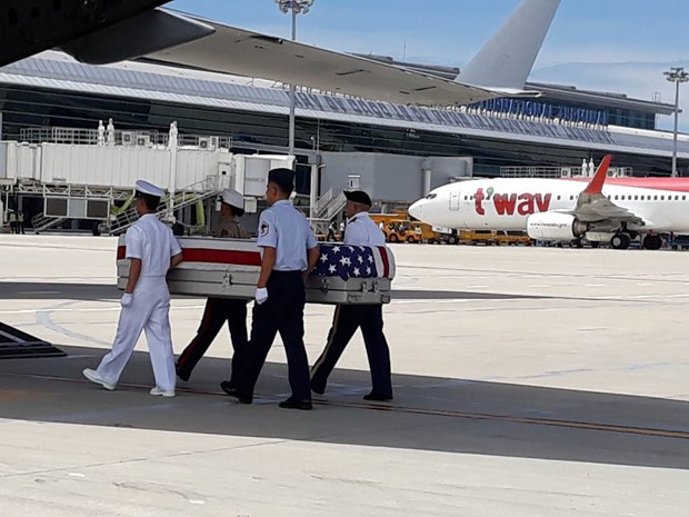 US servicemen’s remains repatriated hinh anh 1