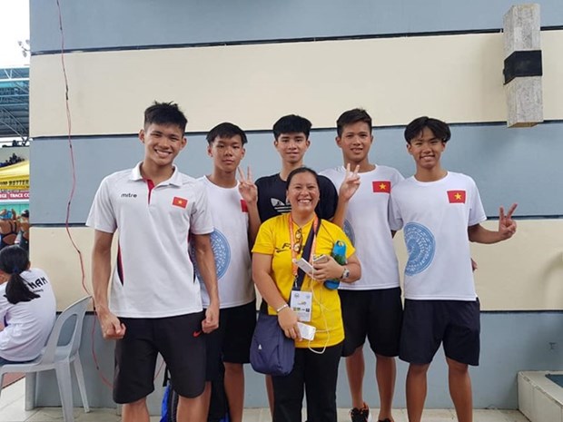 Vietnam top Southeast Asia swimming event hinh anh 1