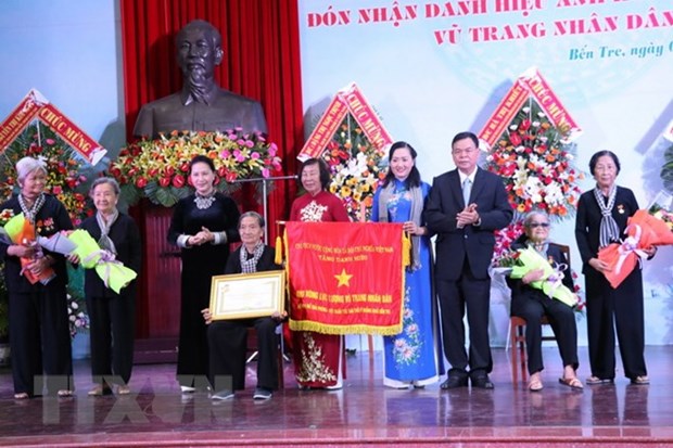 Ben Tre’s long-haired army honoured hinh anh 1