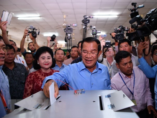Congratulations to Cambodia on successful NA election hinh anh 1