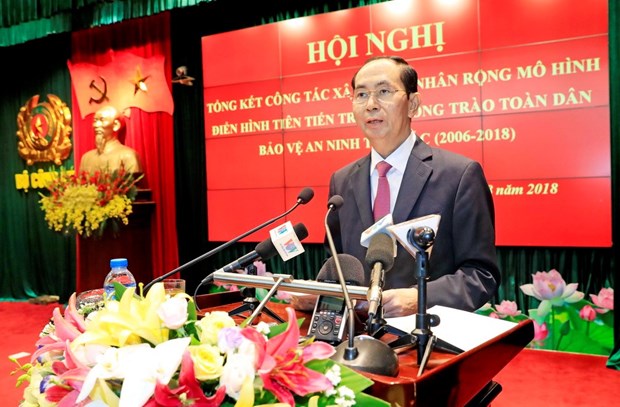 President urges all people to join security protection movement hinh anh 1