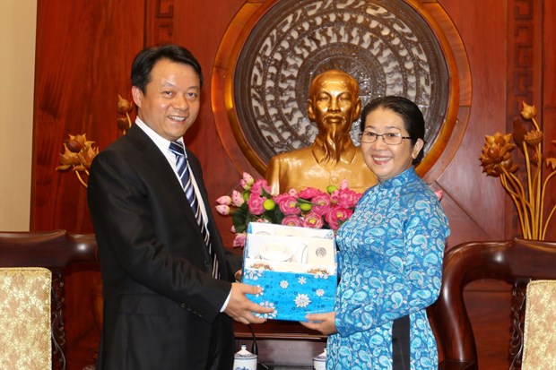 HCM City leader hosts Chinese youth league’s secretary hinh anh 1