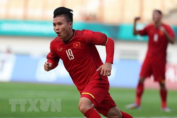 ASIAD 2018: Two Vietnam footballers listed in typical team of qualifying round hinh anh 1
