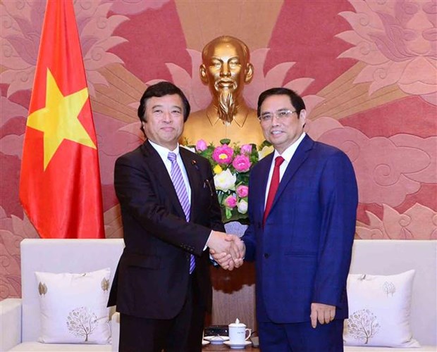 Party official hosts Japanese Minister of State for Ocean Policy hinh anh 1