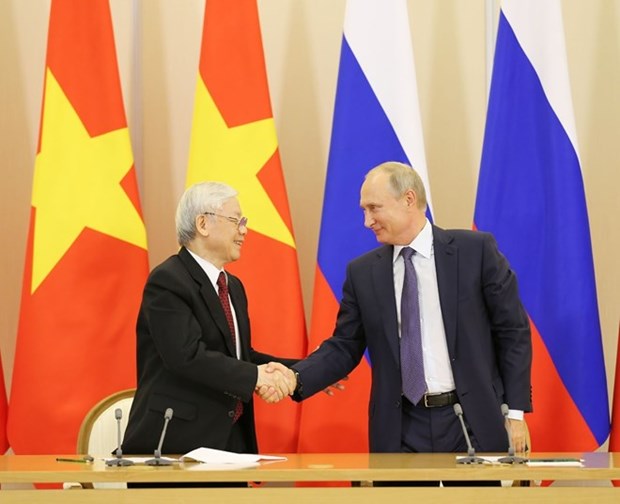 Vietnam, Russia issue joint statement hinh anh 1