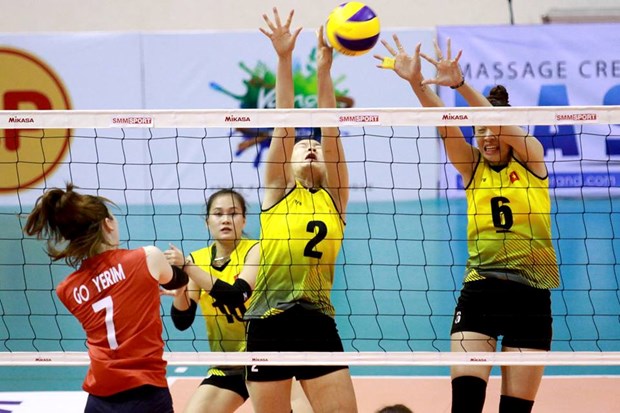 Vietnam in fifth place at Asian Volleyball Confederation Cup hinh anh 1