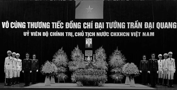 State funeral for President Tran Dai Quang begins hinh anh 1
