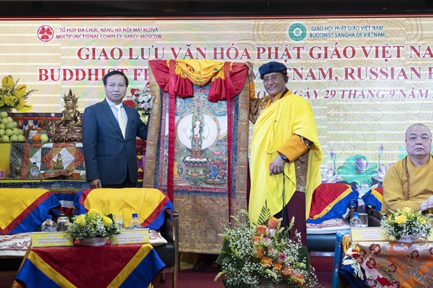 Buddhist cultural exchange of Vietnam, Russia, India held in Moscow hinh anh 1