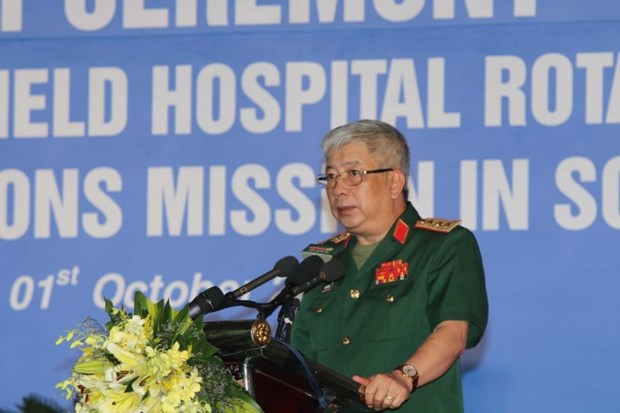 Send-off ceremony for peacekeeping field hospital staffers hinh anh 2