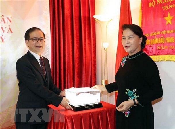 NA Chairwoman commits support to OVs in Turkey hinh anh 1