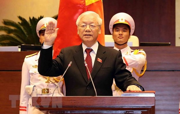 Congratulations keep coming to new Vietnamese President hinh anh 1