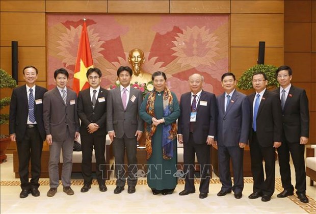 NA Vice Chairwoman receives Japanese health experts hinh anh 1