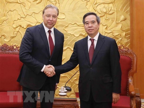 Communist Party of the Russian Federation delegation welcomed hinh anh 1