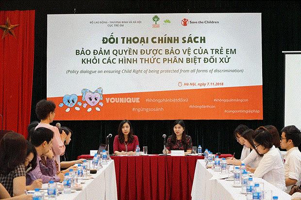 Policy dialogue raises awareness of discrimination against children hinh anh 1