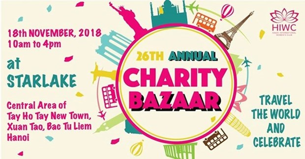 Foreign women to hold charity bazaar in Hanoi hinh anh 1
