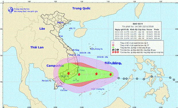 Central, southern localities brace for Typhoon Usagi hinh anh 1