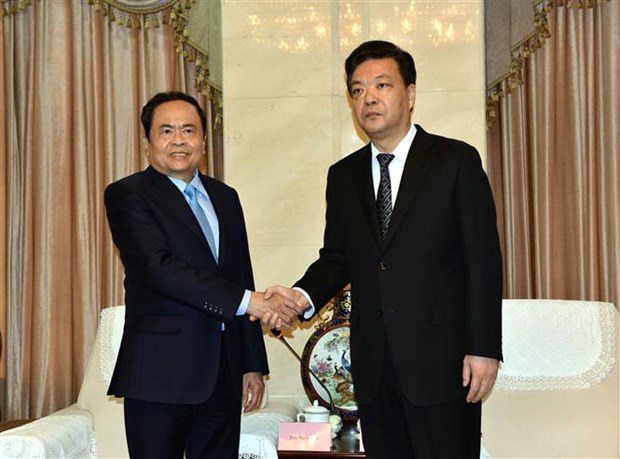 Vietnam Fatherland Front delegation visits China hinh anh 1