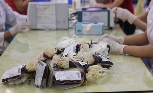 HCM City faces shortage of blood stock for Tet hinh anh 1
