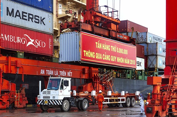 Quy Nhon Port handles record volume of cargo hinh anh 1