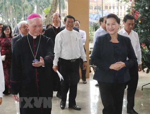 NA Chairwoman congratulates Catholics in Dong Nai ahead of Christmas hinh anh 1