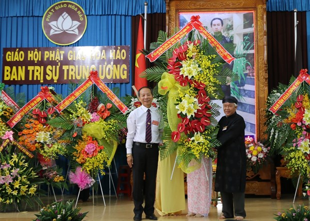Ceremony marks 99th birthday of Hoa Hao Buddhism’s founder hinh anh 1