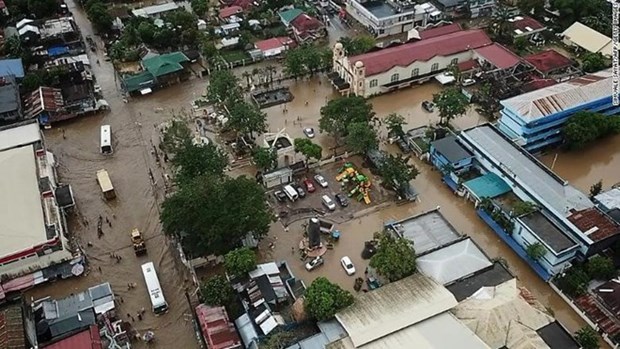 Leaders send condolences to Philippines over storm losses hinh anh 1