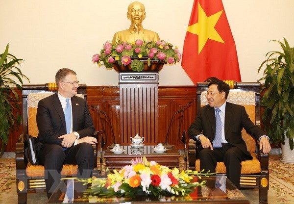 Deputy PM Pham Binh Minh receives US ambassador hinh anh 1