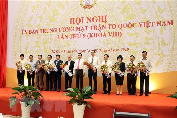 Ninth conference of VFF Central Committee wraps up hinh anh 1