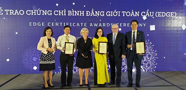Maritime Bank receives EDGE certification for gender parity commitment hinh anh 1