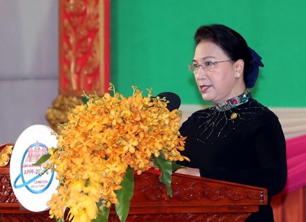 NA Chairwoman calls for stronger cooperation in APPF hinh anh 1