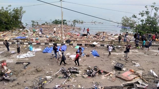Indonesia meteorology agency warns natural disasters in rainy season hinh anh 1
