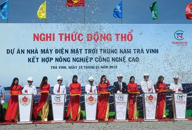 Work starts on 152.7-million-USD solar power plant in Tra Vinh hinh anh 1