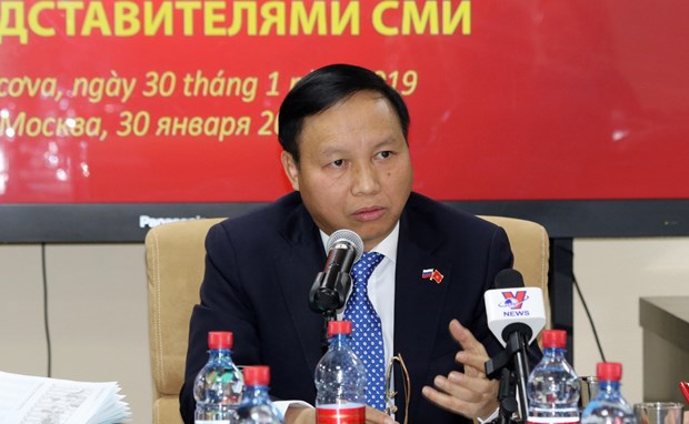 Ambassador highlights progress in Vietnam-Russia ties in 2018 hinh anh 1