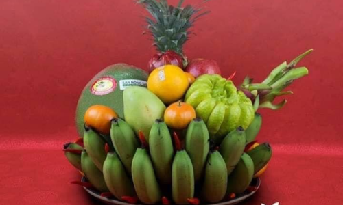 Tet fruit tray, indispensible part of Vietnamese culture hinh anh 1