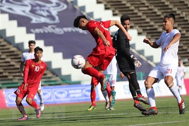 AFF U22 Youth Champions: Vietnam win 3 points in match against Philippines hinh anh 1