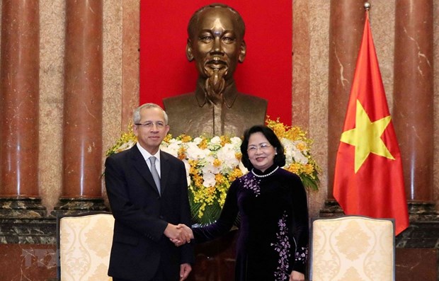 Vice President receives Thai chief judge hinh anh 1