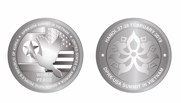 Silver coins issued to celebrate DPRK-USA summit hinh anh 1