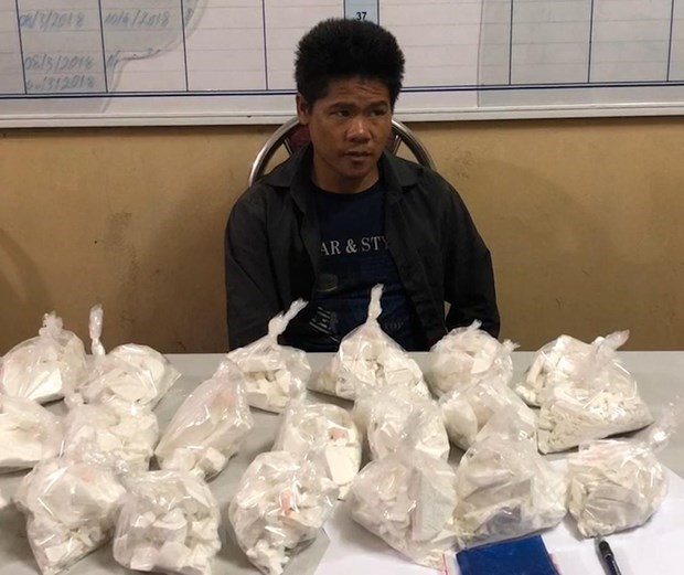 Drug trafficking suspects arrested in Son La, Hoa Binh hinh anh 1