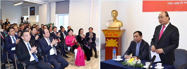 Prime Minister meets Vietnamese community in Norway hinh anh 1