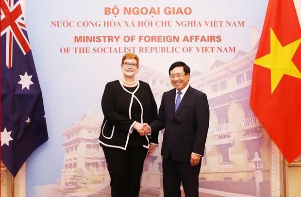 Vietnamese, Australian Foreign Ministers hold talks hinh anh 1