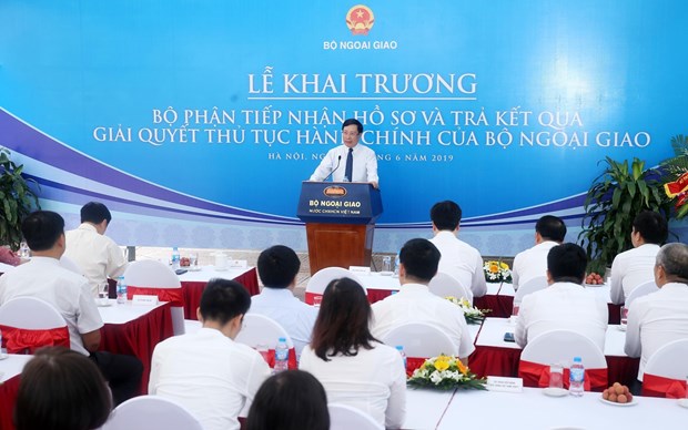 Foreign ministry officially launches one-stop shop services hinh anh 1