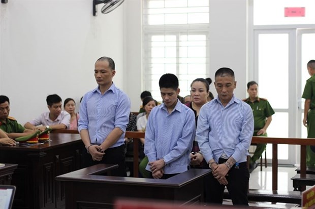 Three drug traffickers sentenced to death hinh anh 1