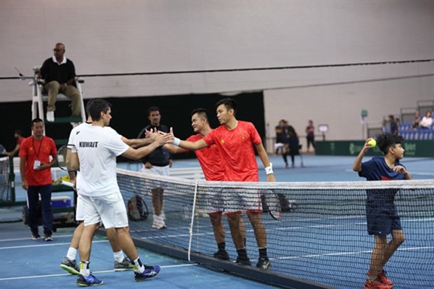 Vietnam win Davis Cup promotion hinh anh 1