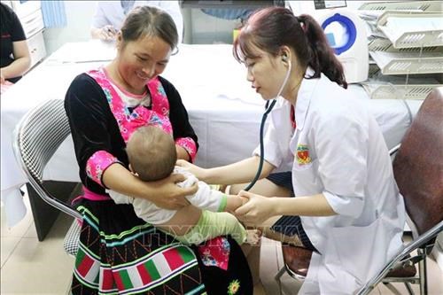 Lai Chau: 2,000 children recieve free checkups for heart disease hinh anh 1