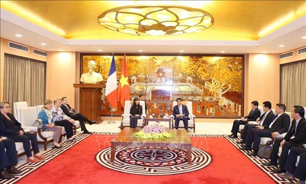 Hanoi hopes to strengthen ties with France in infrastructure construction hinh anh 1